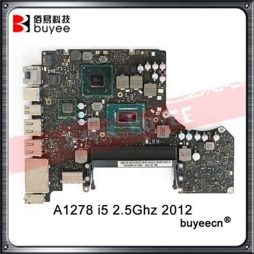 Original Laptop A1278 Motherboard For Macbook Pro 13.3" A1278 w/ i5-3210M 2.5Ghz 820-3115-B 2012 Logics Board Motherboard