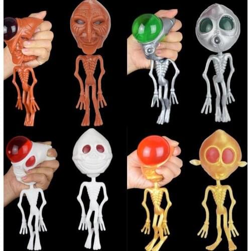 Prank Gadgets Funny Decompress Vent Toys Luminous Alien Antistress Relieve Gadget Toy Gift Kids For Adult Jokes Squeeze Fidget