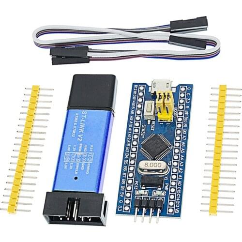 Board Development Simulator Download Programmer Mininum System Arm Stm32 ST-Link V2 STM32F103C8T6 STM32F401 STM32F411 STM32F4