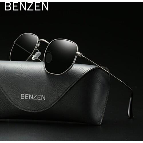 BENZEN Polarized Sunglasses Men Women Vintage Reflective Sun Glasses For Male Glasses For Driving Retro Oculos Gafas 9315