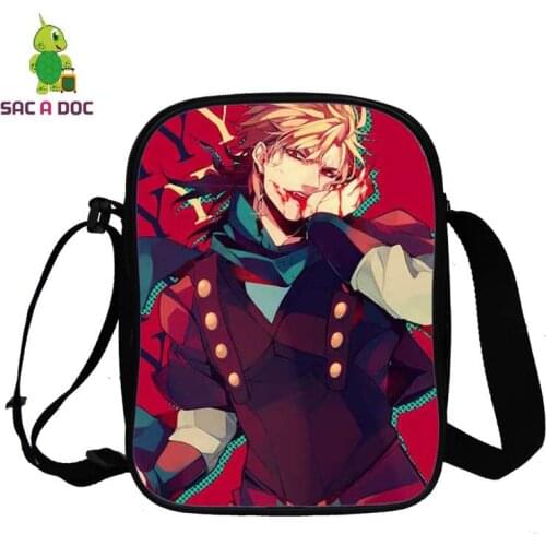 Women Men Messenger Bags Jojos Bizarre Adventure Jojo 3D Printing Anime Small Cross-body Bag Ladies Canvas Bag for Women Bolsas