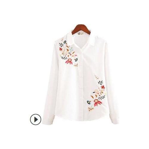 Xsyyfast Women's Shirts With Embroidery