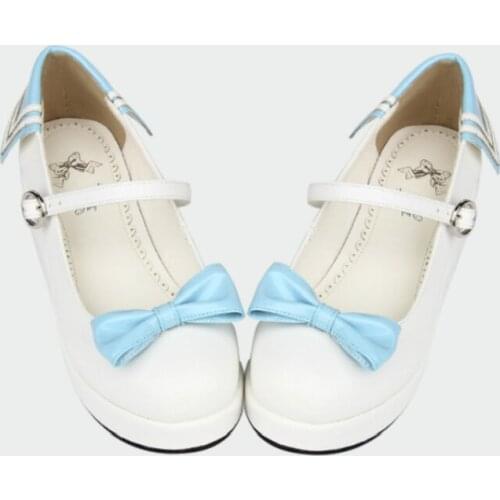 Platform Sailor Moon Design Sweet Girls Female Kawaii Mid Heel Japanese Cute Anime Lolita Shoes Women Harujuku Jk Cosplay Shoe