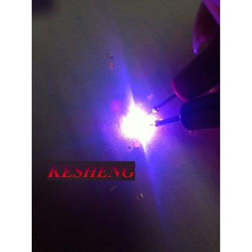 1206 purple/uv smd super bright lamp lights-emitting diodes 390-410NM 3..2*1.6*0.8MM SMD 1206 LED DIODES/200PCS