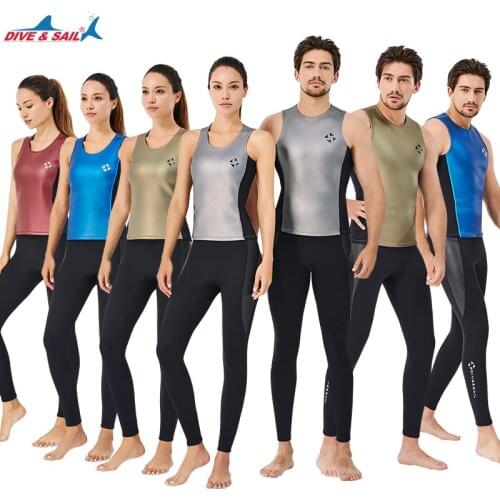 2MM Women Men Neoprene Sliding Leather Diving Vest Swimming Snorkeling Beach Soft Elastic Force Swim Water Skiing Rafting