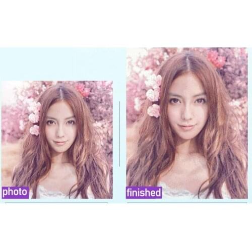 5D DIY Diamond Painting Photo Custom Make Your Photos Diamond Painting Full Drill Square Diamond Embroidery Private custom