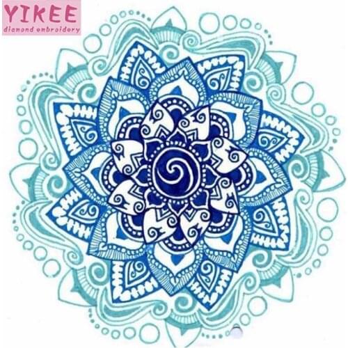 Diamond embroidery icon,mandala decoration,diamond painting mandala ,needle arts craft