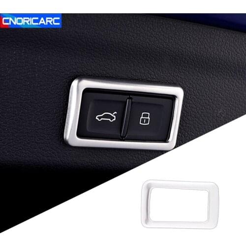 Car Styling Trunk Switch Button Frame Decoration Cover Trim For Audi Q3 2019 Stainless Steel Auto Interior Accessories