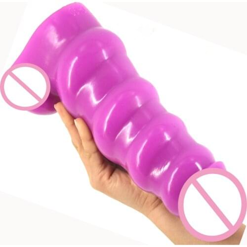 FAAK 2.76" thick Thread big dildo sex toy for women giant dildo vagina masturbation toy anus massage butt stopper adult flirting