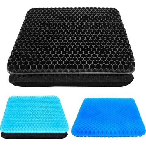 Gel Seat Cushion Orthopedic Seat Cushion With Non-Slip Fabric Cover Breathable Chair Cushion For Chair,Car