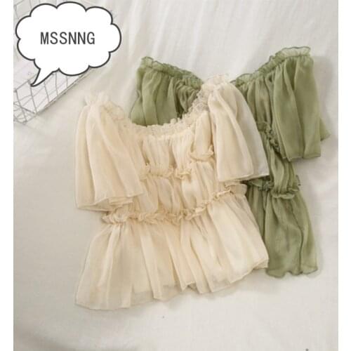 MSSNNG Collar Blouses