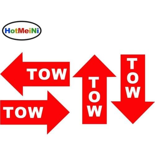 HotMeiNi 19*10cm Tow Hook Arrow Sticker Decal Vinyl Car Stickers JDM Race Drift Autocross Stance Black/Sliver 13colors zhang071
