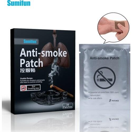 35Pcs/Box Anti-smoke Patch Stop & Quit Smoking Balm Patch Natural Ingredient Smoking Cessation Plaster Health Therapy