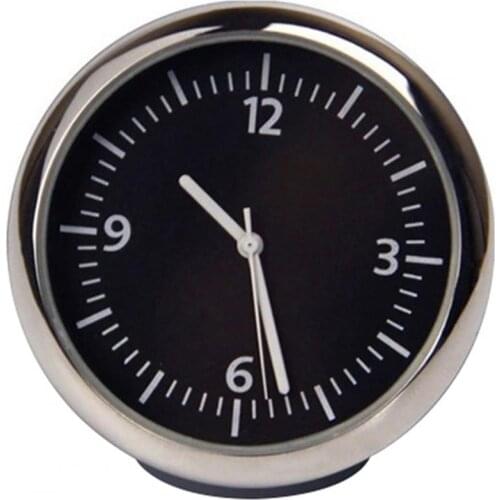 Practical Car Interior Mini Portable Quartz Watch Clock Hygrometer Thermometer Dashboard Ornament Analog Humidity Meter For Car