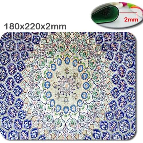 Custom fast printing professional non-slip durable creative 2016 Arab carpet patterns lasting comfort photoelectric mouse pad