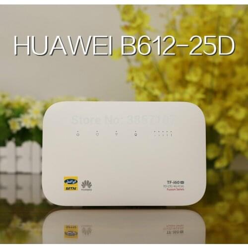 Unlocked Huawei B612 B612s-25d Router 4G LTE Cat.6 300Mbs CPE Router 4G Wireless Router +2PCS Antenna
