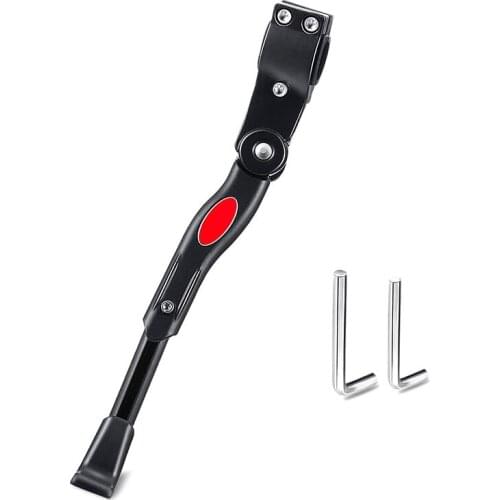 Bike Kickstand Adjustable Bicycle Side Stand Bike Support Stand with 4 mm and 5 mm Hexagon Wrench for 26, 27,29 Inch,Etc