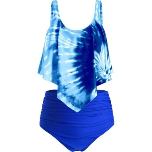 Sexy Bikini 2021 Tie Dye Swimsuit Women Swimwear High Waist Bikini Set Biquini Brazilian Summer Bathing Suit Beachwear New #G3