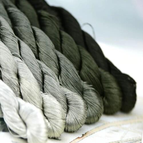 1pcs/400m silk embroidery thread / 100% silk thread /hand embroidery embroider cross stitch/Branches and stems embroidery