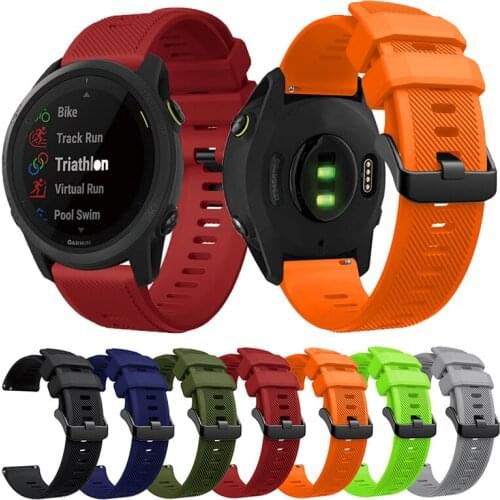 Silicone Band Replacement Bracelet For Garmin Forerunner 745 Smart Watch Strap Outdoor Sport Wirstband For Garmin Forerunner 745