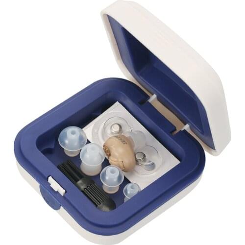 Hearing Aids Digital Sound Amplifier Noise Reduction Open Fit Ears Domes Hearing Enhancement Device with Cleaning Brush