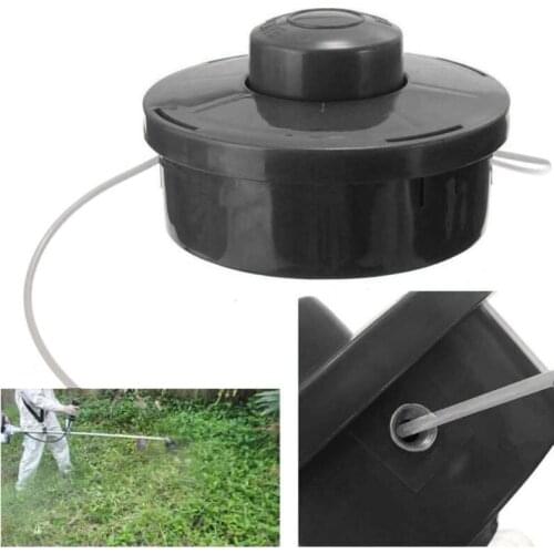 Universal Nylon Line Brush Cutter Head Garden Lawn Mower Bump Grass Brush Trimmer Head Repalcement Tools Black