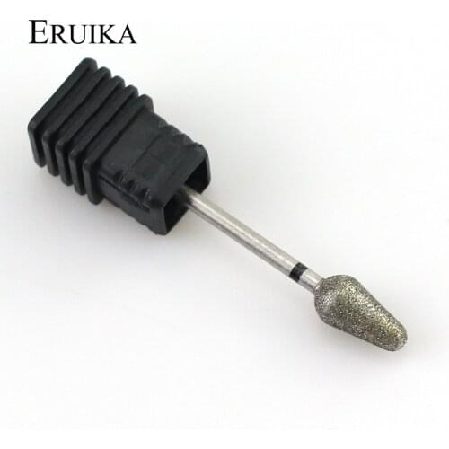 ERUIKA 1PCS Diamond Nail Drill Bit 3/32" Rotary Mills Cuticle Burr Accessories Manicure Cutters Drill Nail Art Tools