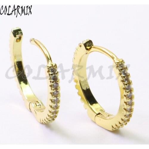 10Pairs simple hook earrings crystal hook for earrings making dangle earrings crystal accessories for women 50814