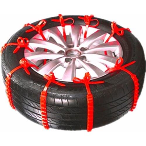 10Pcs Car Winter Tire Wheels Snow Chains Snow Tire Anti-skid Chains Wheel Tyre Cable Belt Winter Outdoor Emergency Chain