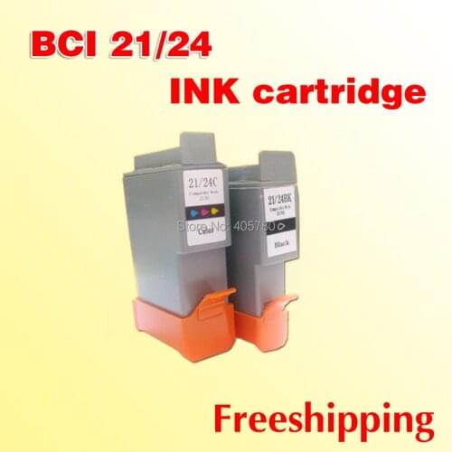 2x BCI 21 BCI 24 INK cartridge compatible for CANON BCI-21 BCI-24 i250 i255 i320 i350 i355 IP1000