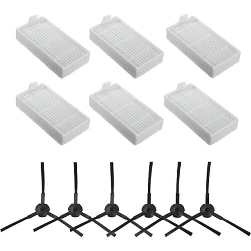 Accessoreis Replacement Parts for ILIFE V3 V5 V5s V3s V5s Pro V50 X5 v50 pro Robot Vacuum Cleaner Hepa Filter X6+ Side Brush X6