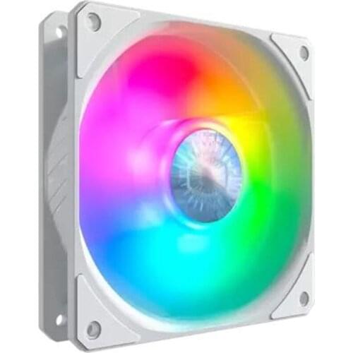 ARGB 120Mm Computer Case CPU Cooling Fan White Edition RGB 5V Addressable PWM Quiet Fans