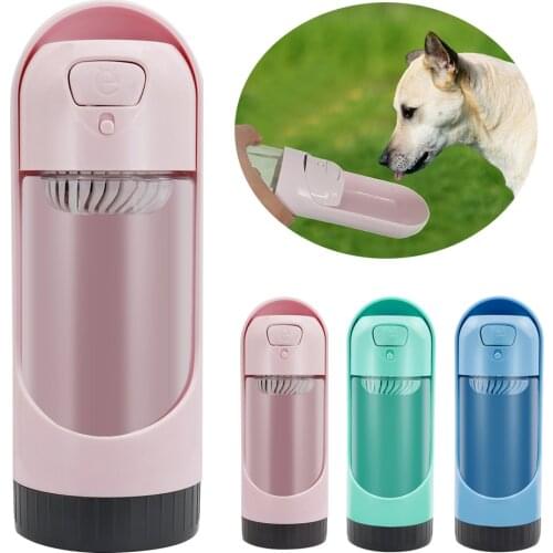 300ml Dog Water Bottle Portable Pet Puppy Drinking Bowl Cup Outdoor Travel Dog Water Dispenser Feeder For Small Large Dogs Cats