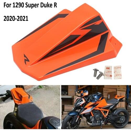 Motorcycle Rear Passenger Solo Seat Cowl Cover Pillion Orange or Black Compatible For 1290Super 1290 Super R 2020 2021