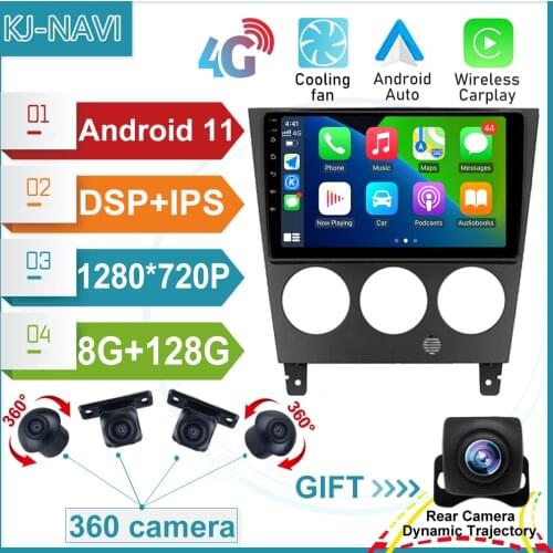 9” DSP Android 11.0 Car Radio For Subaru Impreza GD GG 2002 - 2007 Video Multimedia Player Navigation Stereo GPS No DVD 2 DIN