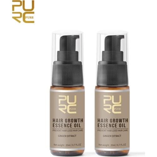 2pcs PURC Fast Hair Growth Essence Oil Hair Loss Treatment Help for hair Growth Hair Care 20ml