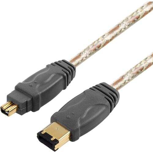 FireWire 400 Line IEEE-1394B 4pin to 6pin Connection cable 4.5m For Computer HUB to Digital AV Device