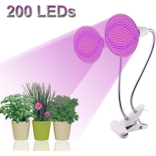 Full Spectrum LED Grow Light 200 Led E27 Red Blue Lamp For Plants Bonsai Lamps Potted Flowers Lights Fitolampy Phyto Lamp Indoor
