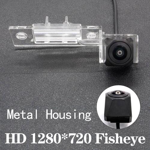 HD 1280*720 Fisheye Metal Housing Car Reversing Rear View Camera For Skoda Fabia MK1(Typ 6Y) Skoda Fabia MK2