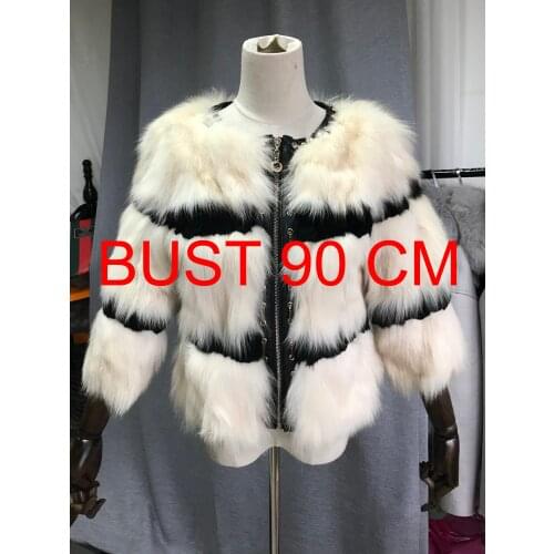 Maylofuer BIG DISCOUNT Real fox fur coat beige