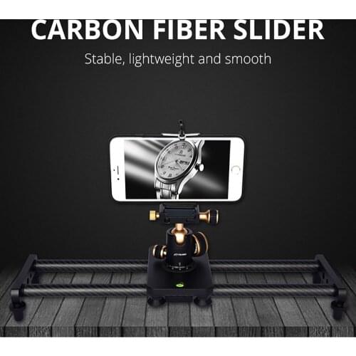 Micro Mini Camera Slider Rail Desktop Bearing-Type Stabilizer Video Track Rail Voor For Tripod Smartphone Universal