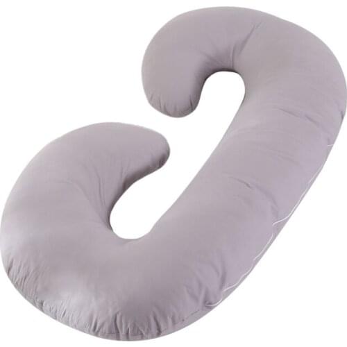Upgraded Pregnancy Pillow Full Filling Cotton Pregnant Pillow Cushion Long U Shape Maternity Plillow For Pregnant Women Sleeping