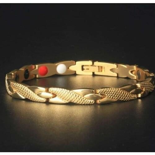 Trendy 4 Colors Weight Loss Energy Magnets Jewelry Slimming Bangle Bracelets Twisted Magnetic Therapy Bracelet Healthcare