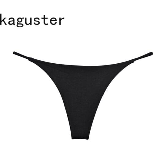 2020 Fashion Cotton Double Layer Thin Belt Black Bikini Set Women Low Waist Swimwear Bathing Suit Feminino Beach Elastic Sexy