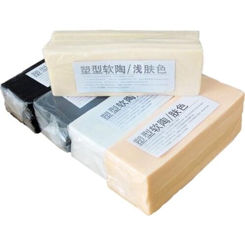 500g Professional Soft Clay Polymer Clay High-quality Mud Pottery DIY Carving Ceramic Doll Clay Ceramic Pottery Clay