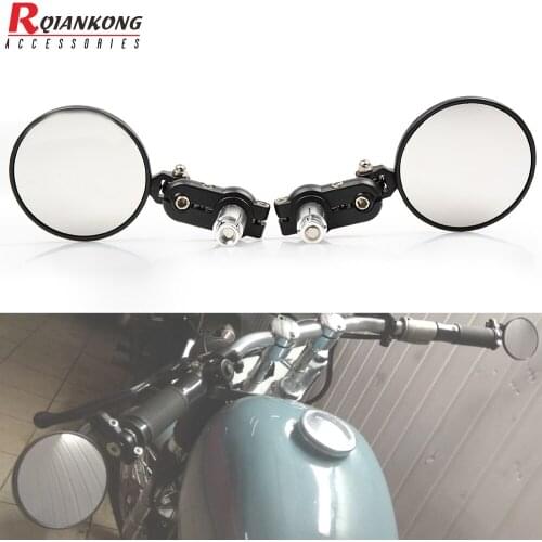 Motorcycle Handlebar Ends RearView Side Mirrors Universal For yamaha yzf r3 yz 125 250 ybr xt fz6 mt 09 07 r15 xj6 sp fz1 YZFR3