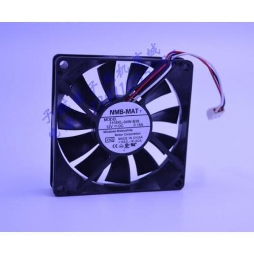 New original NMB 3106KL-04W-B39 8015 12V 0.16A 3 wire power fan