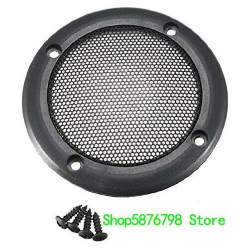 1pcs 3.5"inch Speaker grilles car Audio dust net cover DIY 107MM Iron net