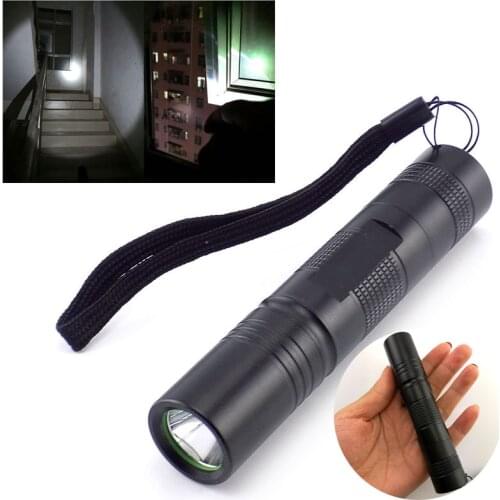 QvvCev Powerful Q5 LED Flashlight Flash Torch Light 18650 Lampe Torche 5-Mode Protable Penlight Linterna LED Lanternas Camping