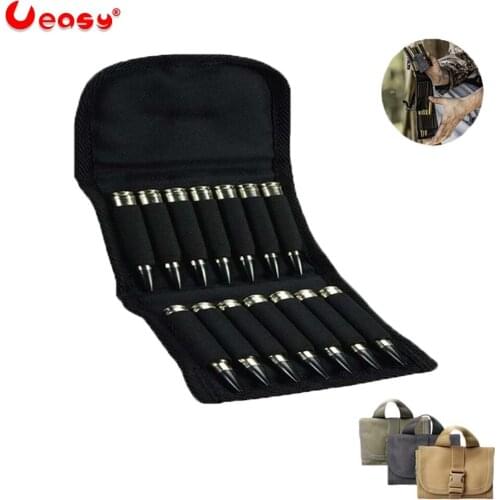 Tactical 14 Round Foldable Ammo Pouch Ammo Carrier Bag Molle Shotgun Bullet Shell Holder Rifle Cartridge Hunting Accessories